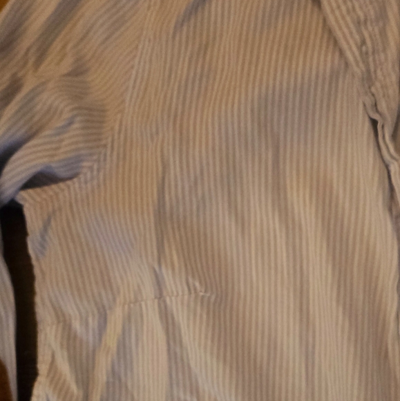 H&M long sleeve button down with corduroy elbow patches size 14 - Picture 6 of 9